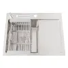Przeceniony zlewozmywak stalowy z ociekaczem po prawej stronie inox Nett NS-6045R foto №5