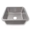 Zlewozmywak ze stali nierdzewnej 46 cm podwieszany inox Nett NS-4643 foto №4