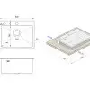 Zlewozmywak kuchenny plastry miodu Nett NSS-6046 foto №5