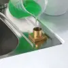 Złoty dozownik do zlewu na płynu do naczyń 500 ml ze stali Nett DTG-300 foto №4