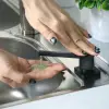 Czarny dozownik do zlewu na płynu do naczyń 500 ml ze stali Nett DTB-300 foto №3