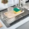 Ociekacz/Suszarka mata na zlew ze stali inox 47x33 cm Nett K-19(47) foto №4