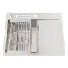 Zestaw zlewozmywak kuchenny i bateria ze stali nierdzewnej NS-6045 foto №2