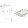 Zlewozmywak ze stali 1,5 mm z ociekaczem po prawej stronie inox Nett NS-6045(R) foto №9