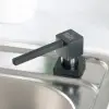Czarny dozownik do zlewu na płynu do naczyń 500 ml ze stali Nett DTB-300 foto №2