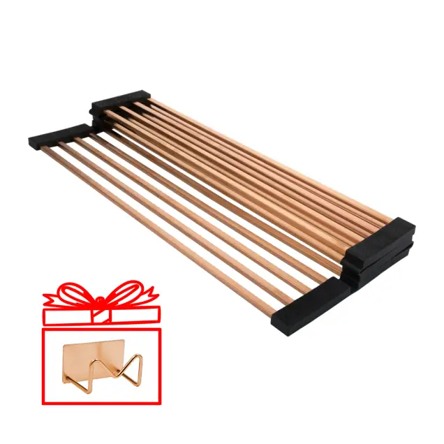 Ociekacz/Suszarka mata na zlew złota 45x36 cm ze stali Nett KG-16(45) foto