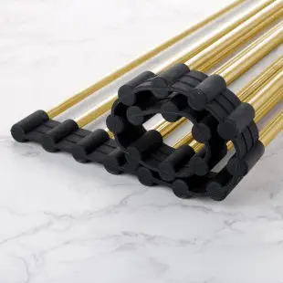 Ociekacz/Suszarka mata do zlewu złota ze stali 43x33 cm Nett KG-19(43) foto