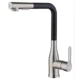 Bateria kuchenna z wyciagana wylewka ze stali inox Nett WSB-33