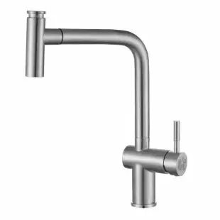 Bateria kuchenna ze stali nierdzewnej z wyciąganą wylewką Nett FBS-44 foto