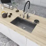 Zlewozmywak kuchenny jednokomorowy stalowy podwieszany 70 cm Nett NS-7042