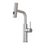 Bateria kuchenna wodospad z wyciąganą wylewką ze stali nierdzewnej Nett LS-35