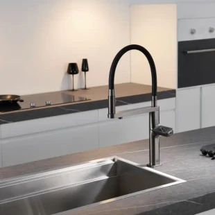 Grafitowa bateria kuchenna sensoryczna na wodę filtrowaną Nett AG-43 foto