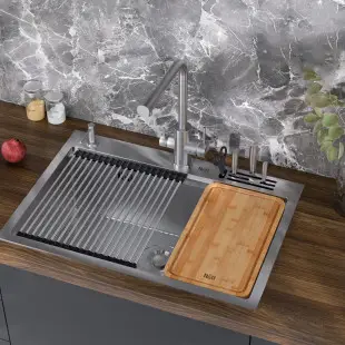 Zlewozmywak ze stali nierdzewnej 1,5 mm Nett NS-7048 foto